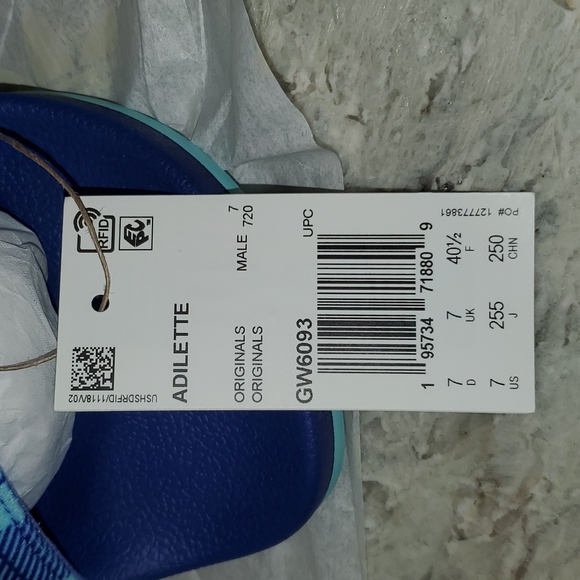 Adidas Slides M7/W8 - Picture 8 of 8